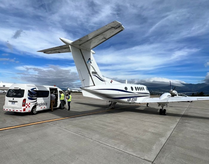 A private plane in Panama.